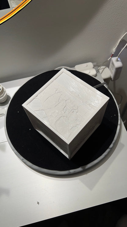 3D Lampenwürfel mit Personalisierten Lithophanie Bildern